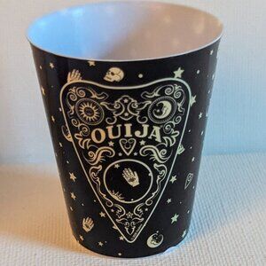 NWT Spooky Oujia Board Black Shot Glass Halloween Bar Party Planchette Stars NEW